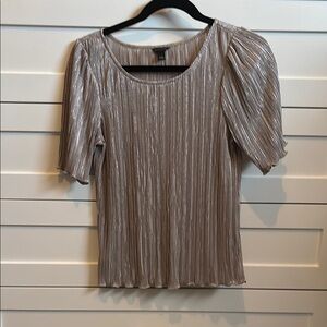 Elegant Metallic Top